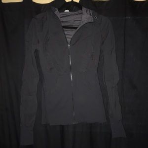 Dark Grey Lululemon Zip Up Jacket